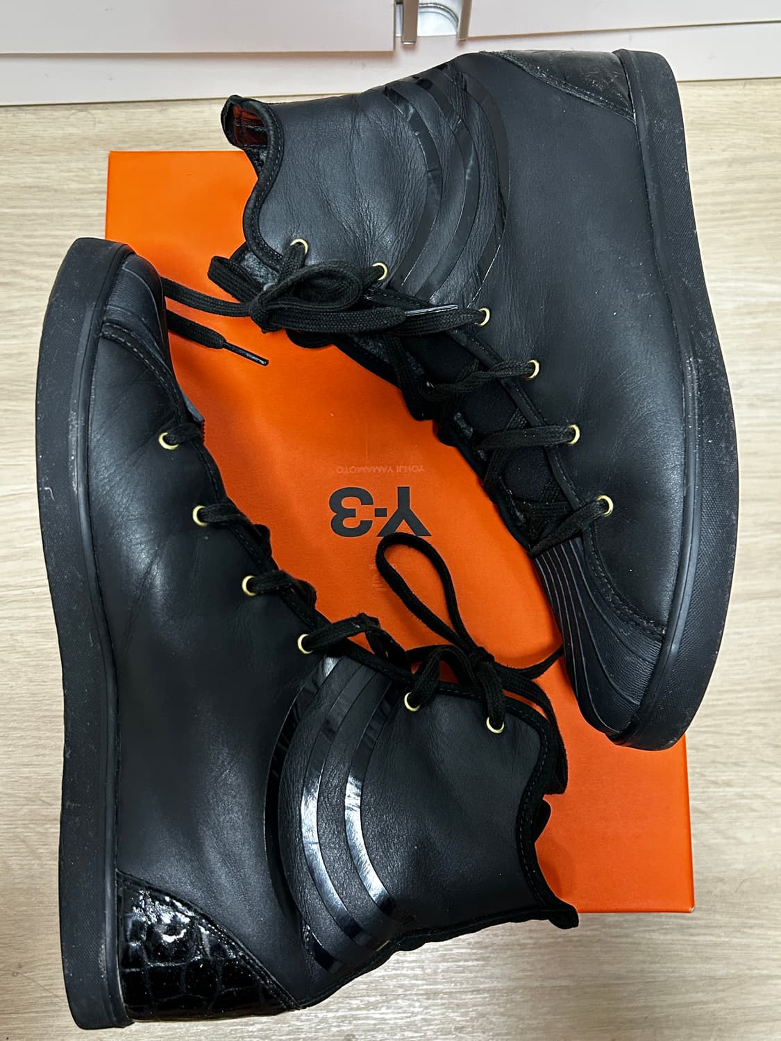 Y-3 블랙 하이탑 (260) 상품이미지6