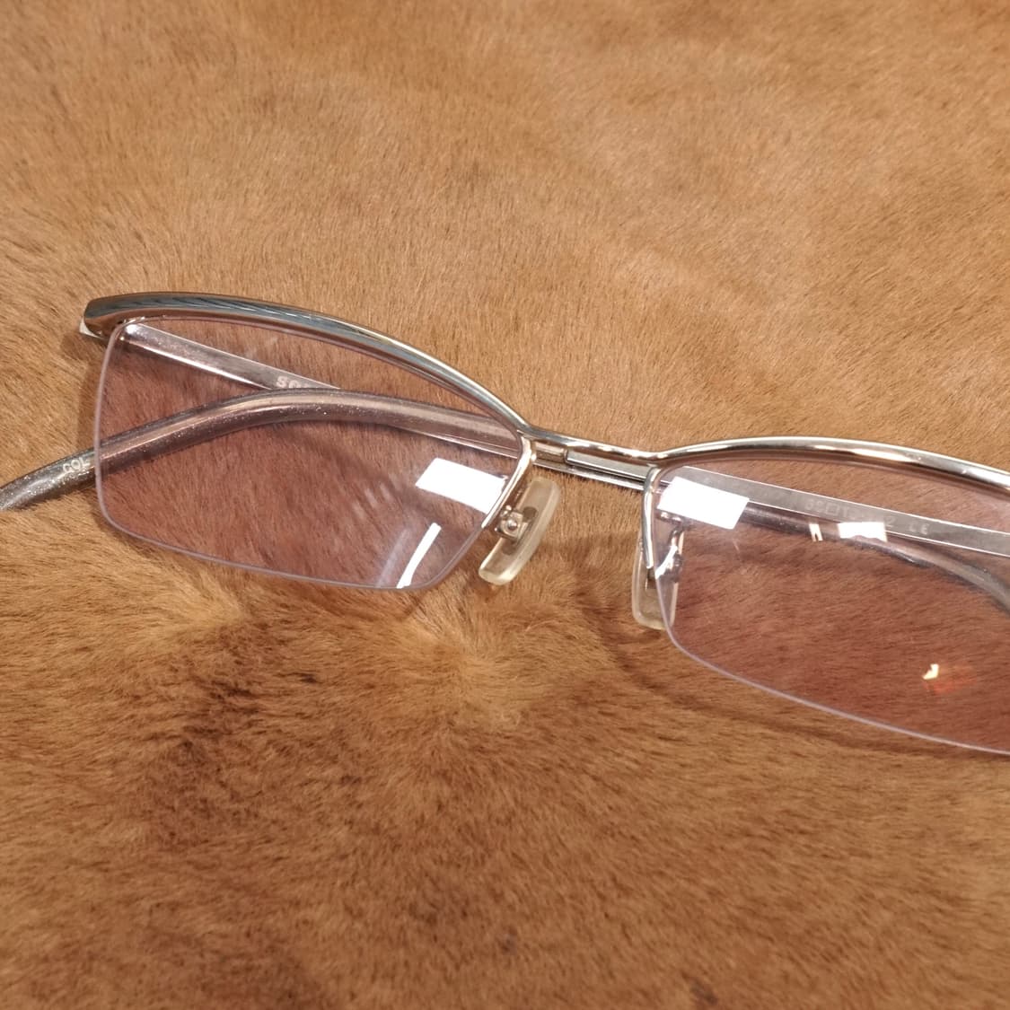 솔리드 블루 Japan 티타늄 안경 상품이미지1