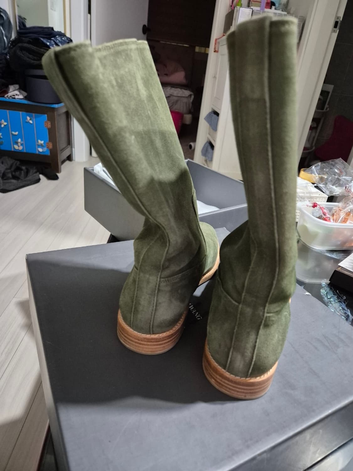 에토스 미들부츠 카키 250 상품이미지3