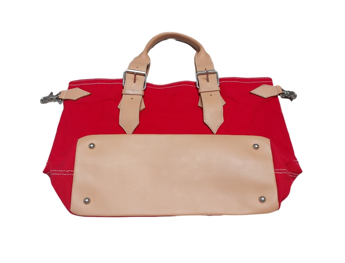 비비안웨스트우드 ORB 캔버스 레더 토트백 상품이미지6