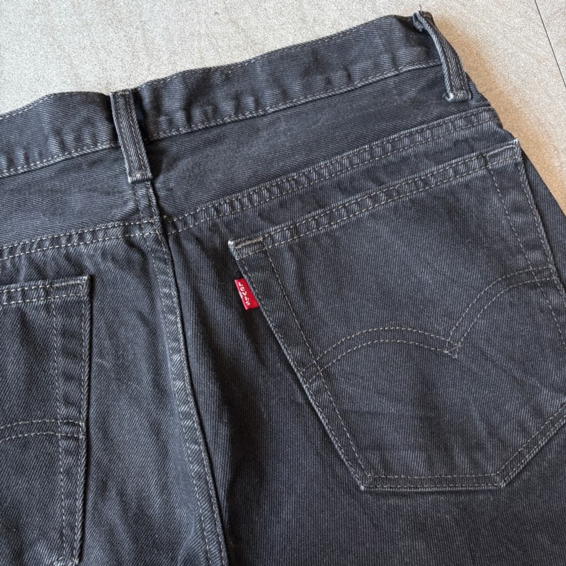 리바이스 정품 505 데님 블랙 팬츠 바지 상품이미지9
