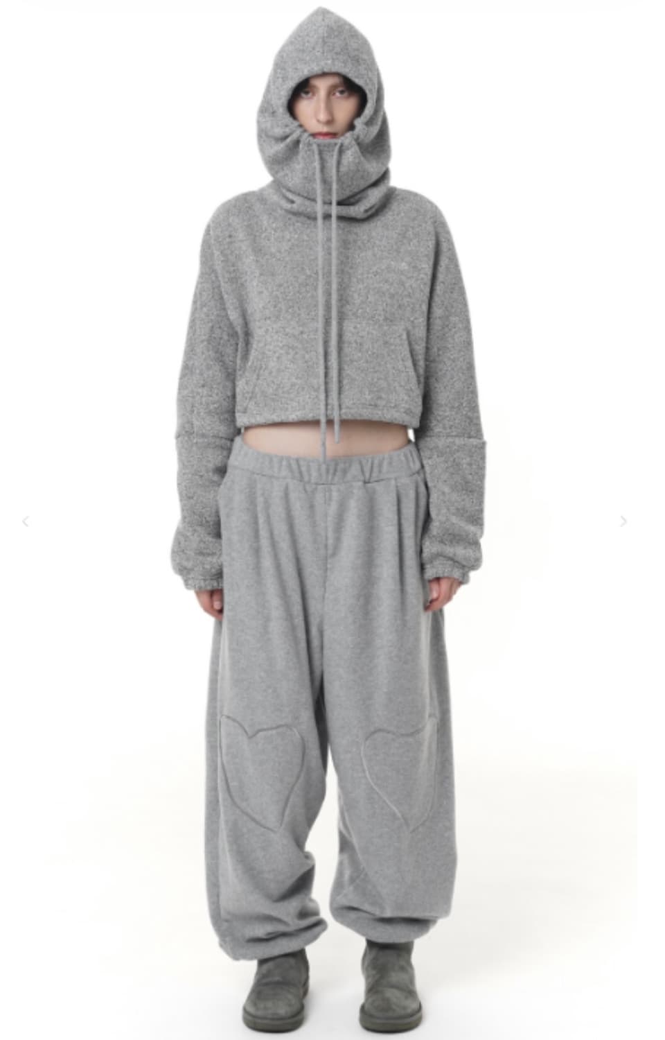 탠스댄스 하트바지 그레이 상품이미지1