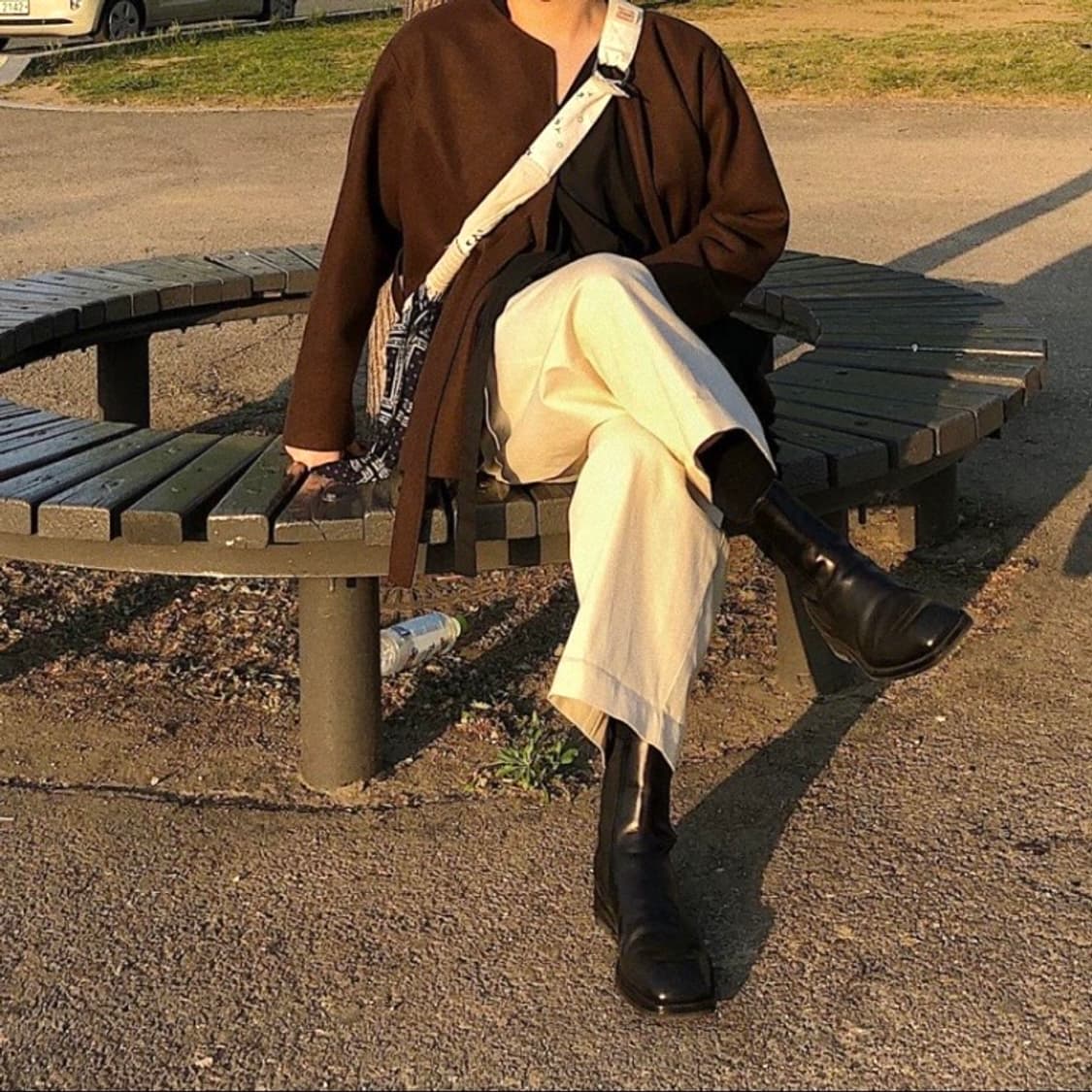 (46) 마르니 16AW 기모노 자켓 브라운 상품이미지6