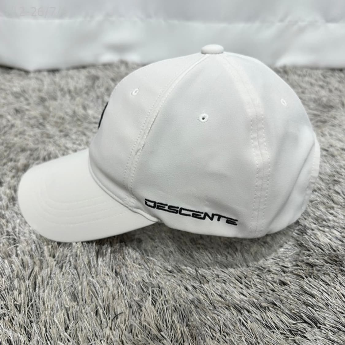 데상트 남자 캡모자 화이트 FREE (57CM) 상품이미지4