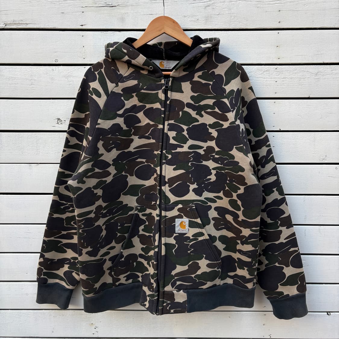 Carhartt 칼하트 카모 후드집업 상품이미지1