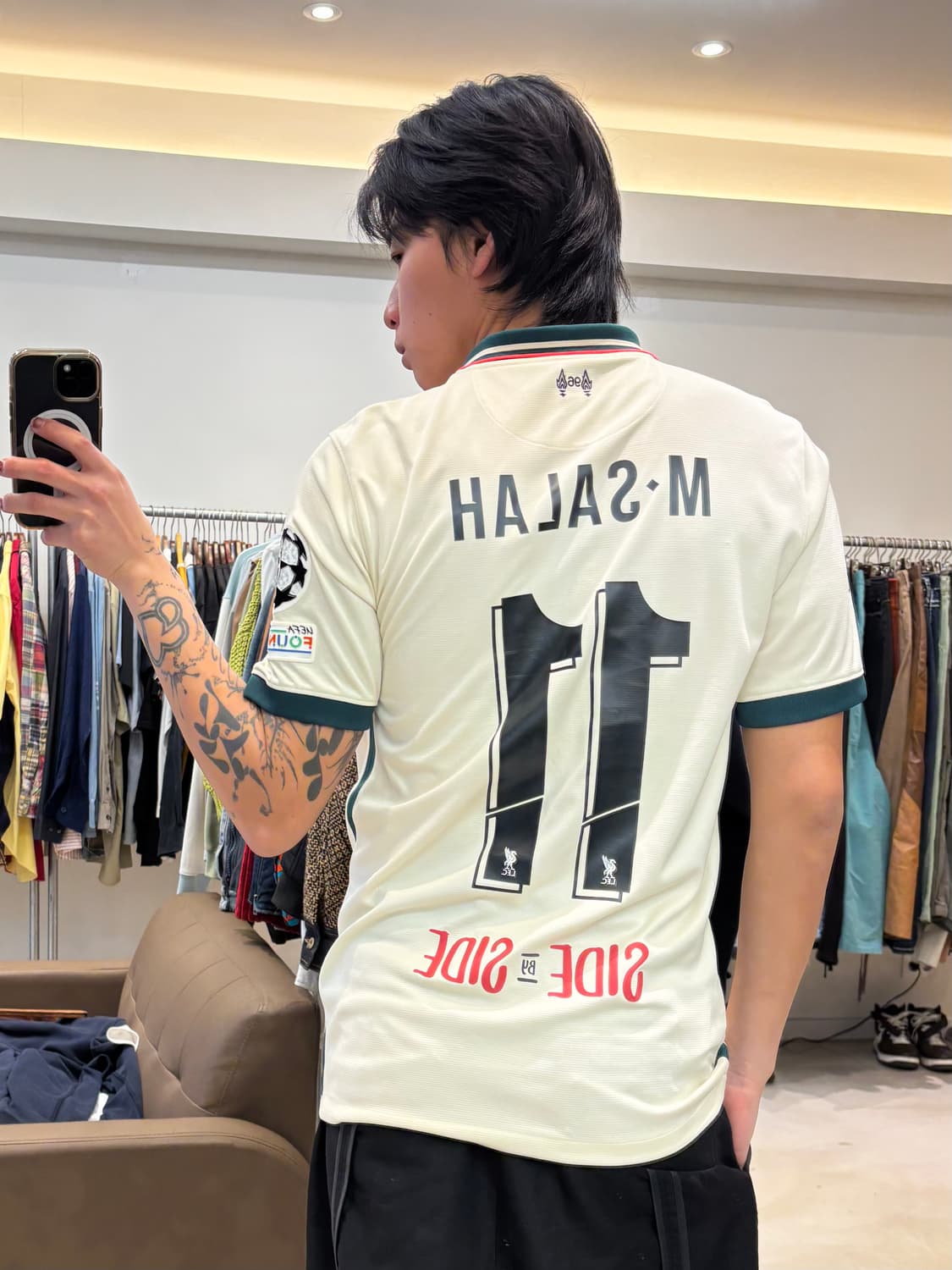 나이키 리버풀 모하메드 살라 21 써드 스타디움 반팔저지 상품이미지5