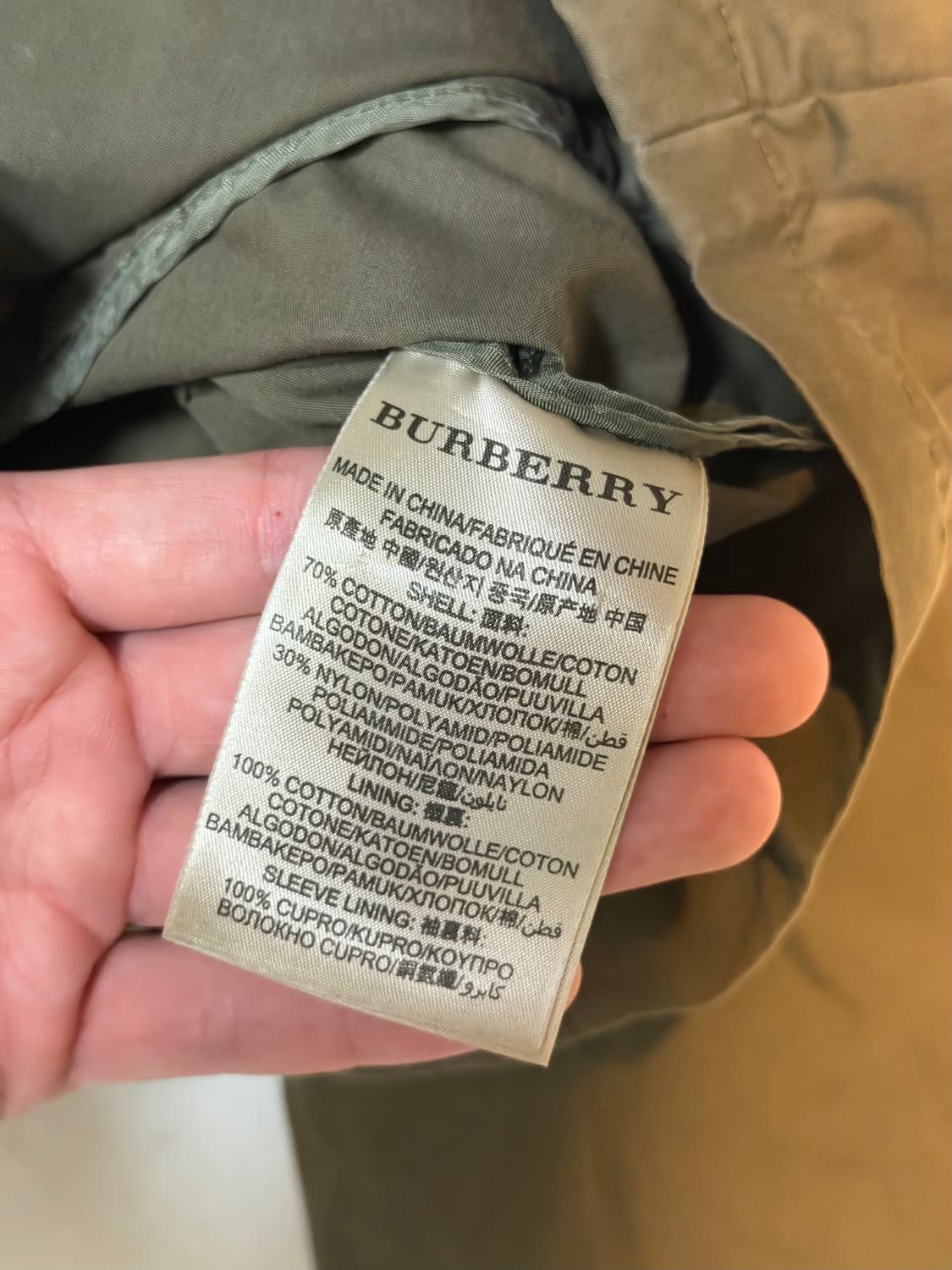 버버리 브릿 밀리터리 멀티포켓 야상 자켓 카키 올리브 상품이미지5