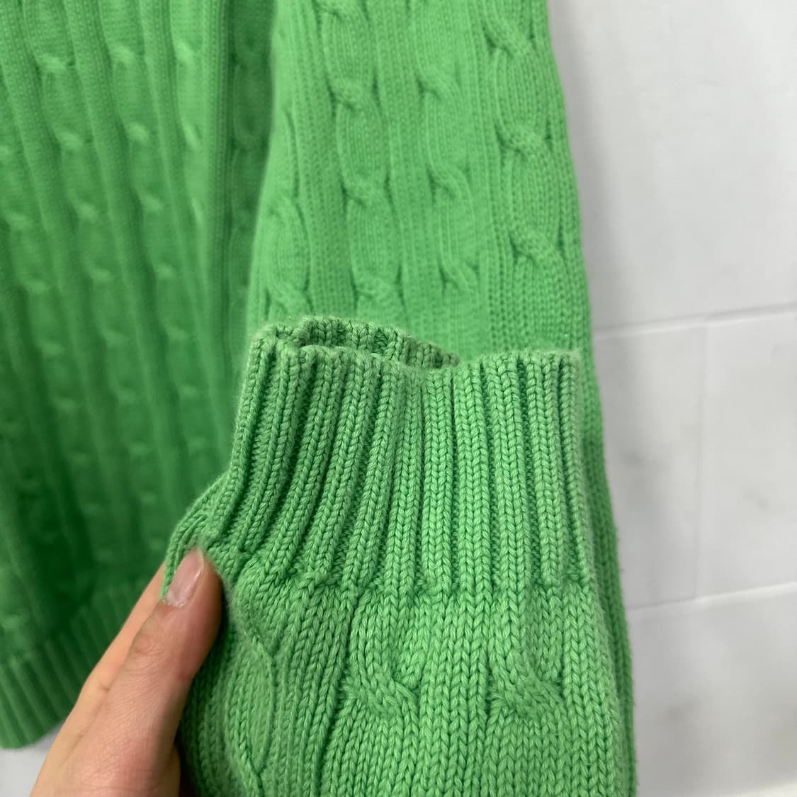 폴로 랄프로렌 꽈배기 니트 상품이미지6