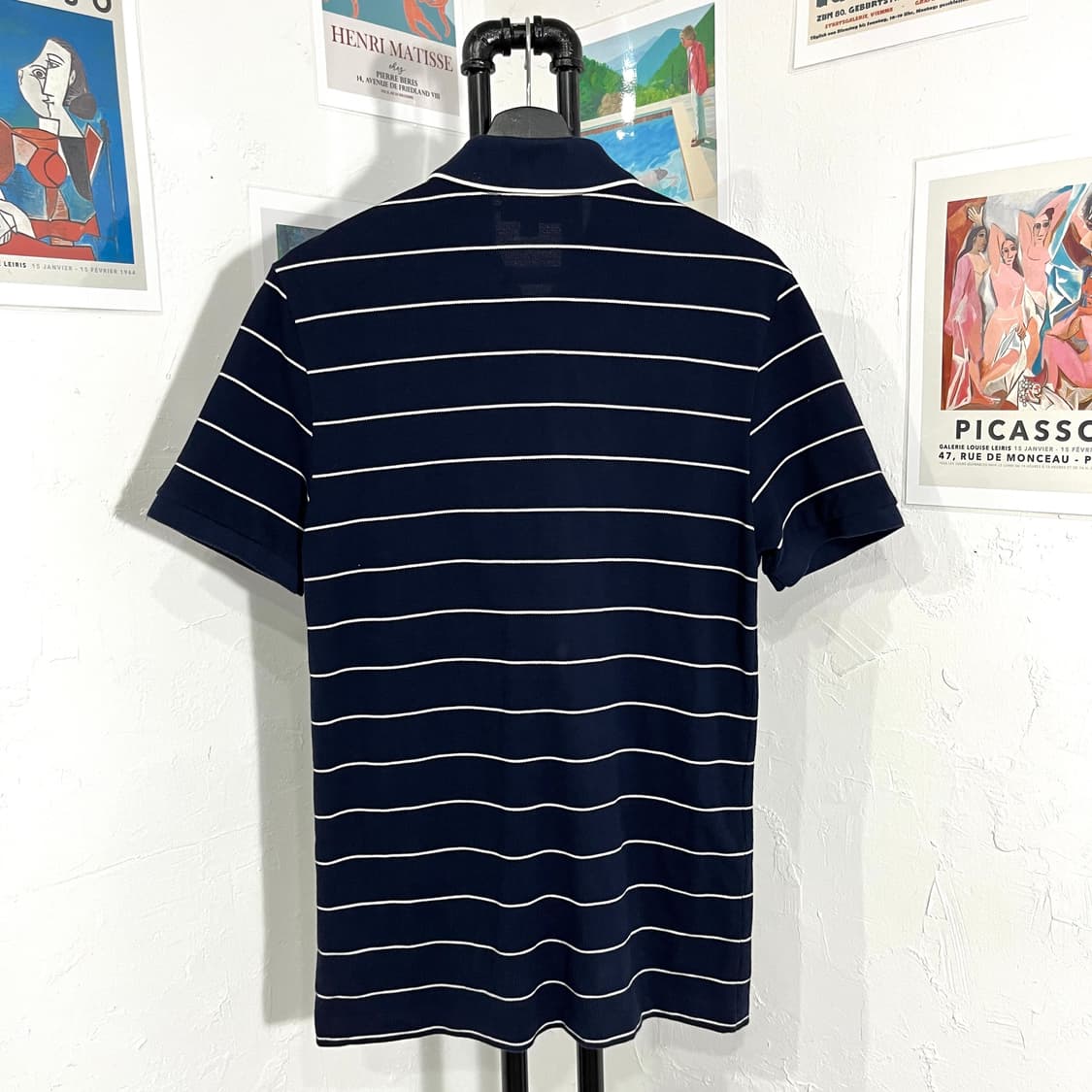 라코스테 로고 스트라이프 피케티 상품이미지2