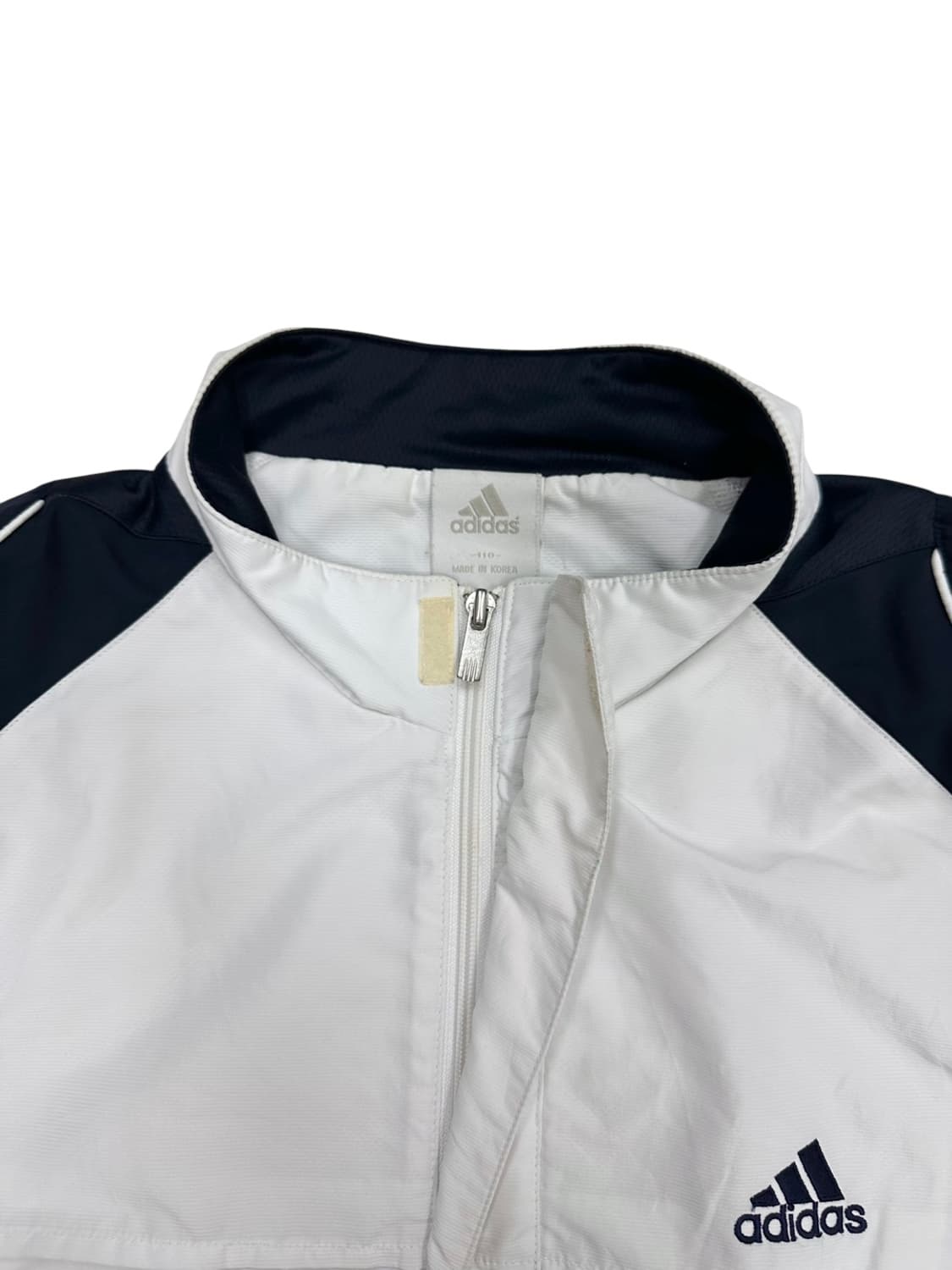 00s 아디다스 올드스쿨 바람막이 화이트&네이비 (2XL,대장템) 상품이미지3