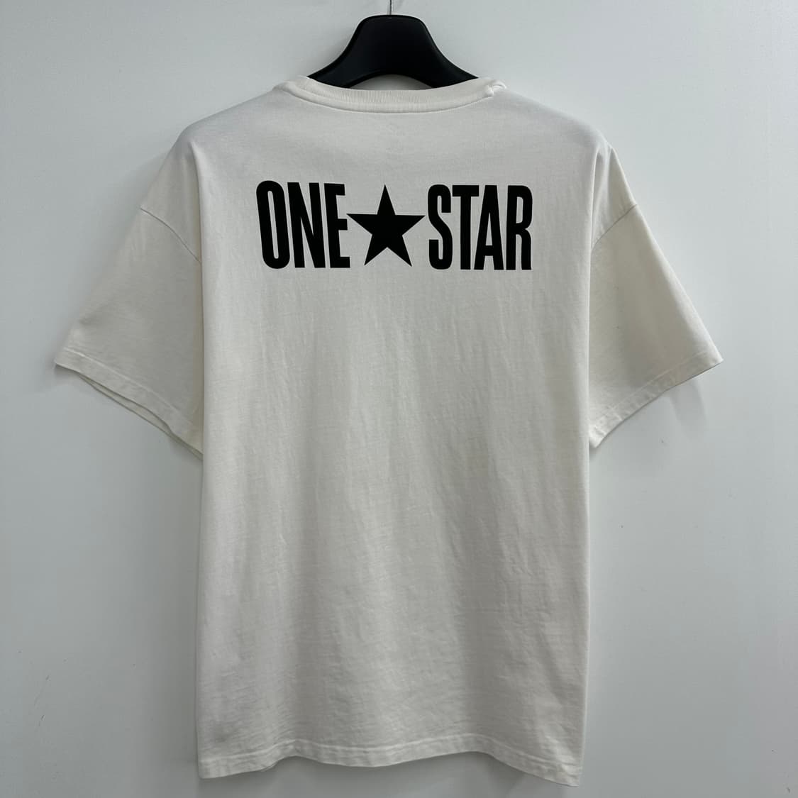 100 컨버스 원스타 남자 헤비코튼 루즈핏 반팔 티셔츠 상품이미지2