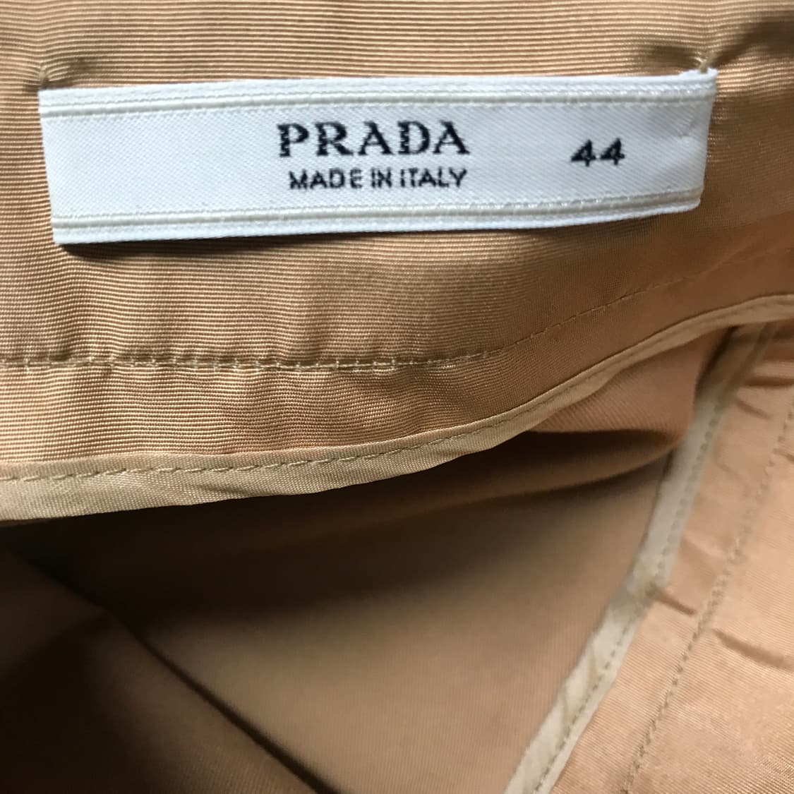 프라다 베이지 스커트 44(W) 상품이미지6