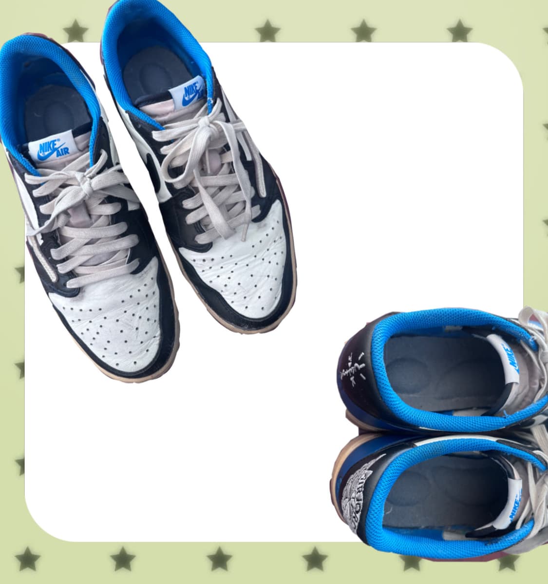 나이키 조던1 프라그먼트 스캇 로우 트래비드 스캇 상품이미지1