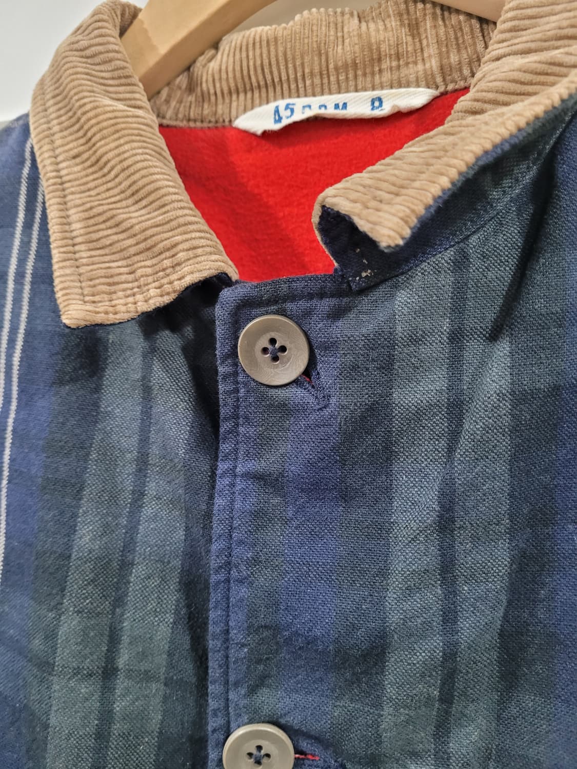 45RPM 코튼 체크 워크 자켓 (105) 상품이미지2