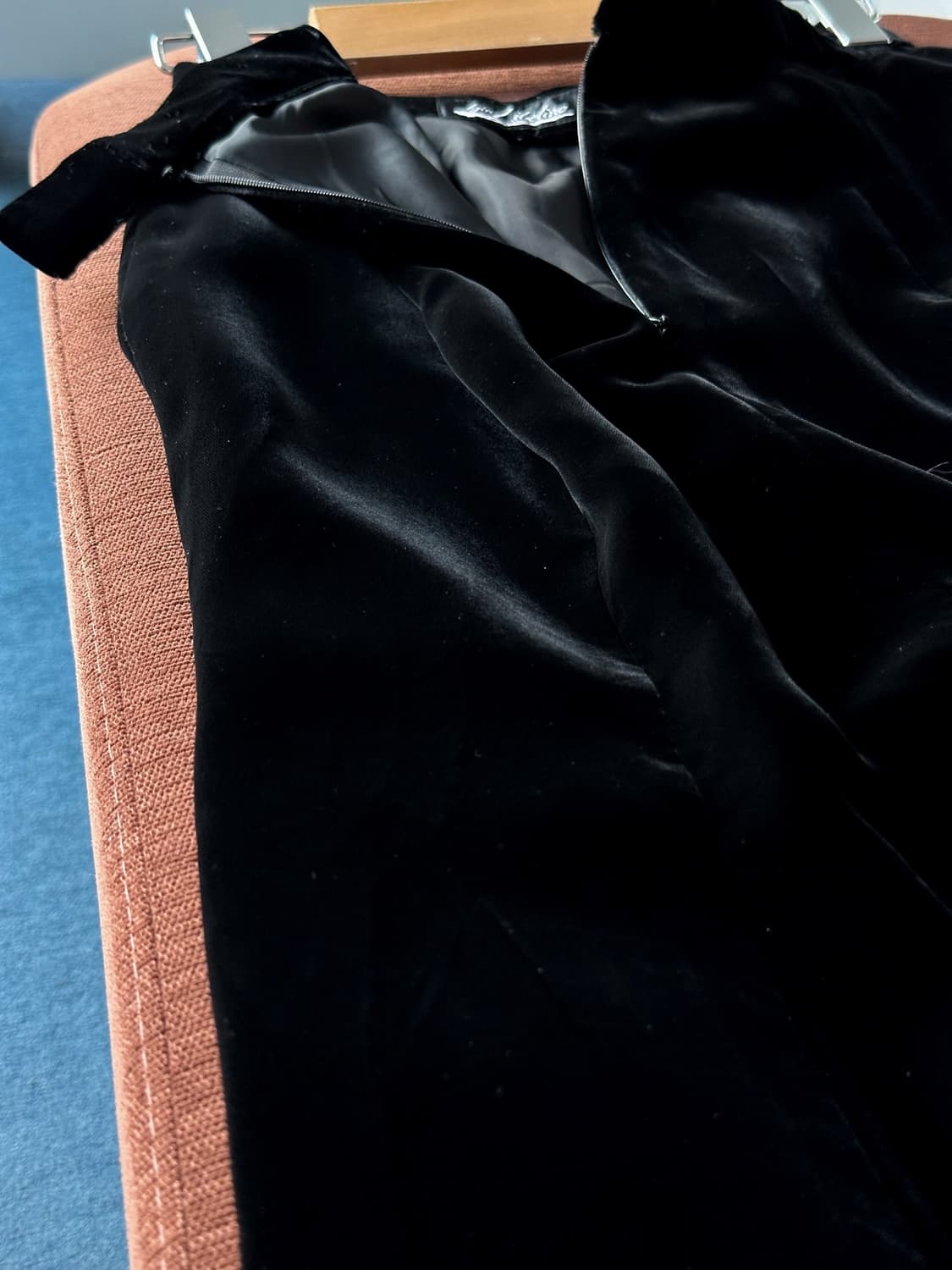 Cupro velour banded loose skirt 상품이미지6