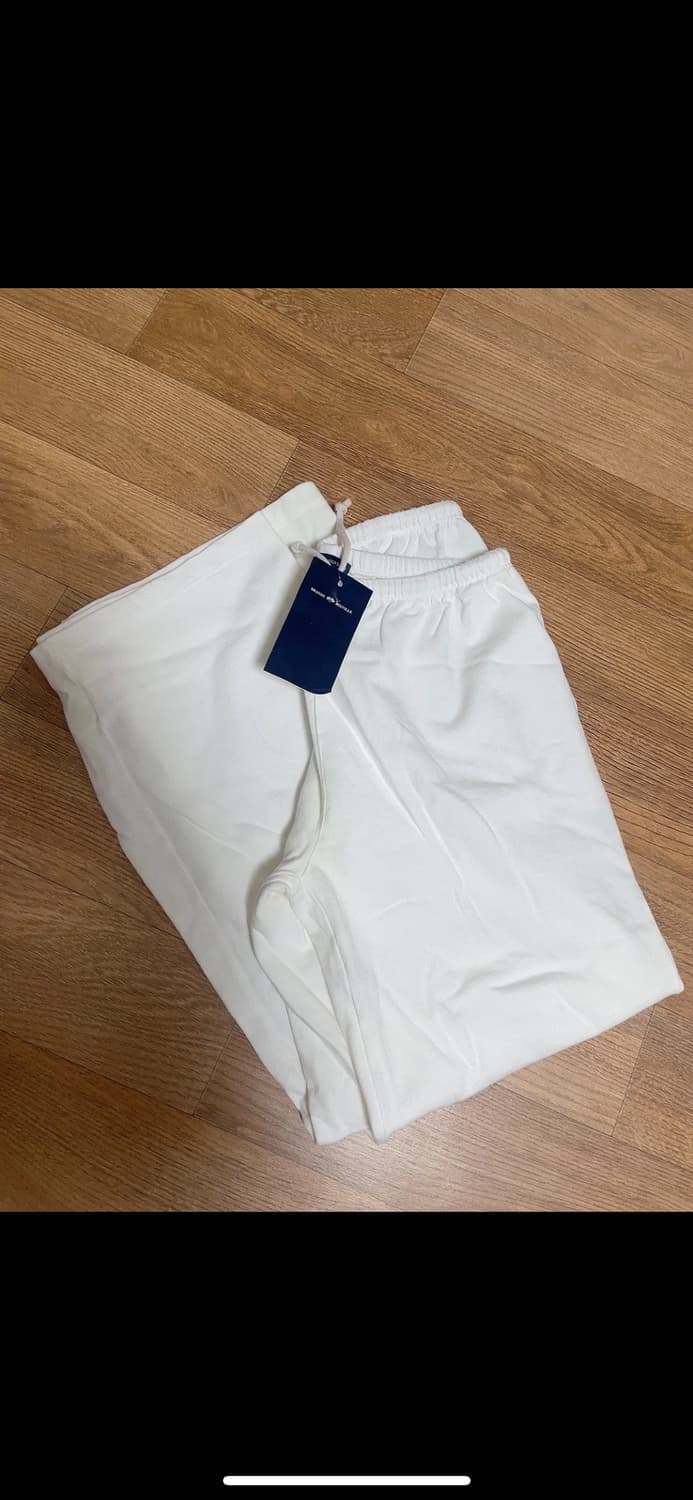 브랜디멜빌 화이트 코튼 스웻팬츠 새상품 상품이미지2