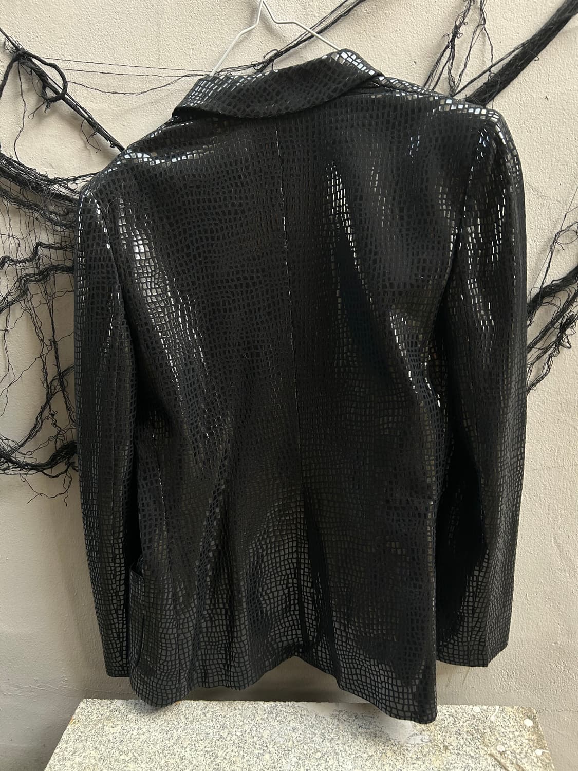 *rare* 아카이브 90s v-kei 발렌티노 파이톤 자켓 상품이미지6