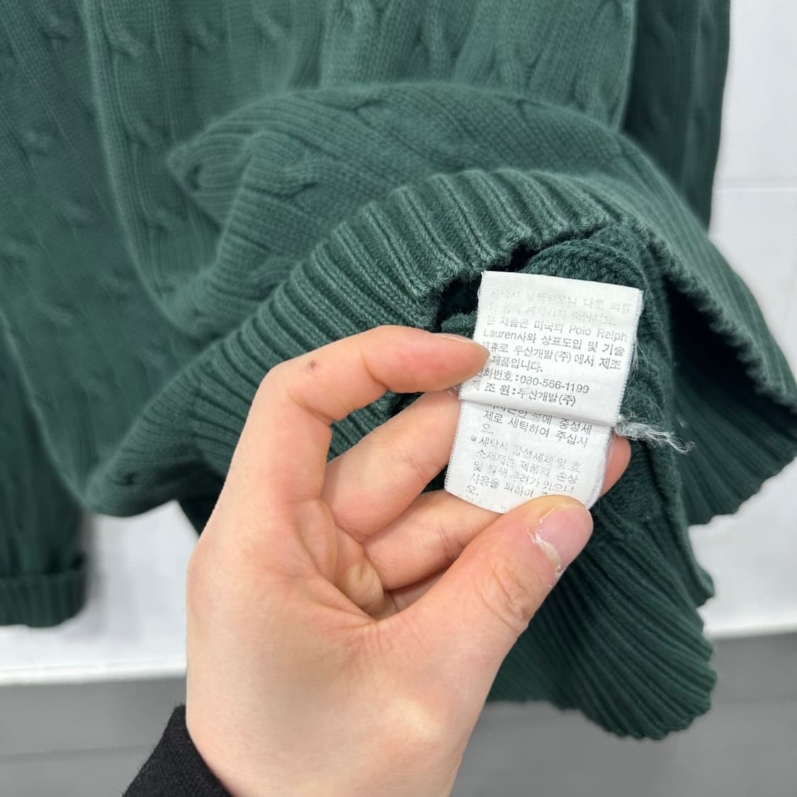 폴로 랄포로렌 꽈배기 니트 상품이미지5