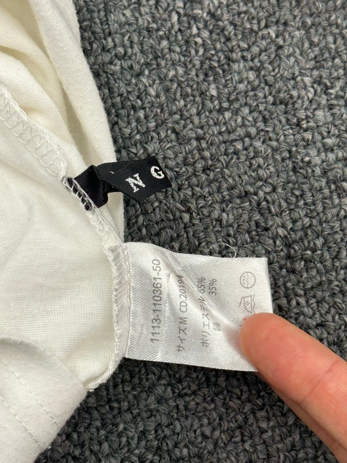 OS)INGNI vintage 여성 자수 패치 반팔 상품이미지5