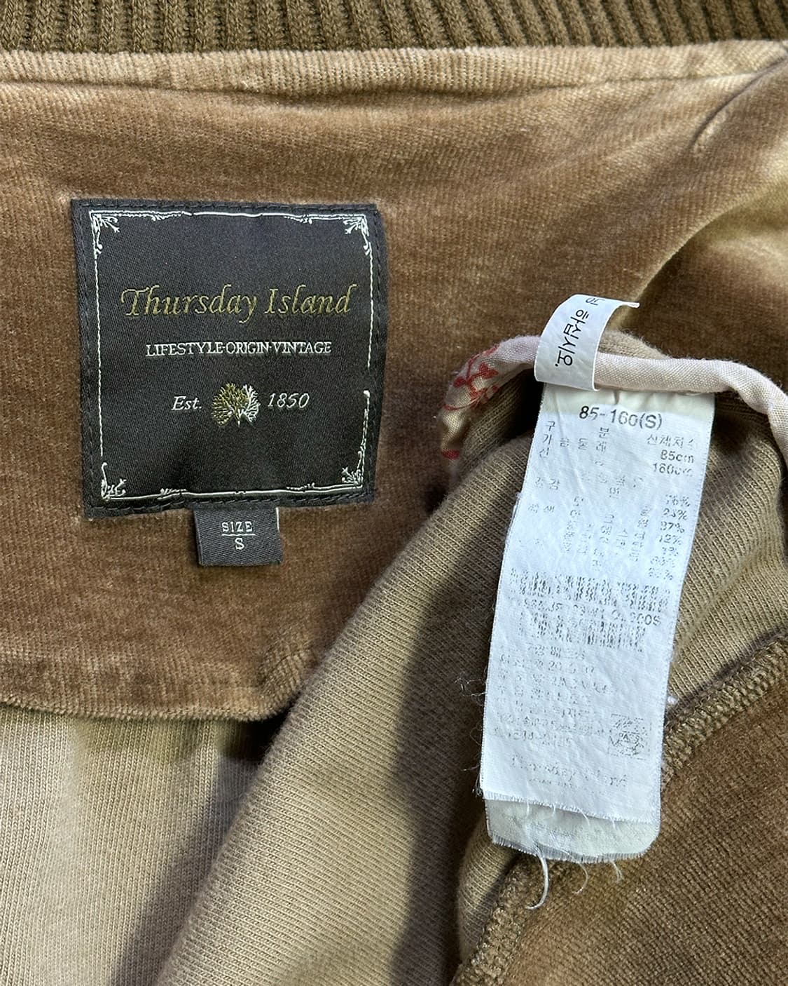 Thursday Island 벨벳 집업 상품이미지4