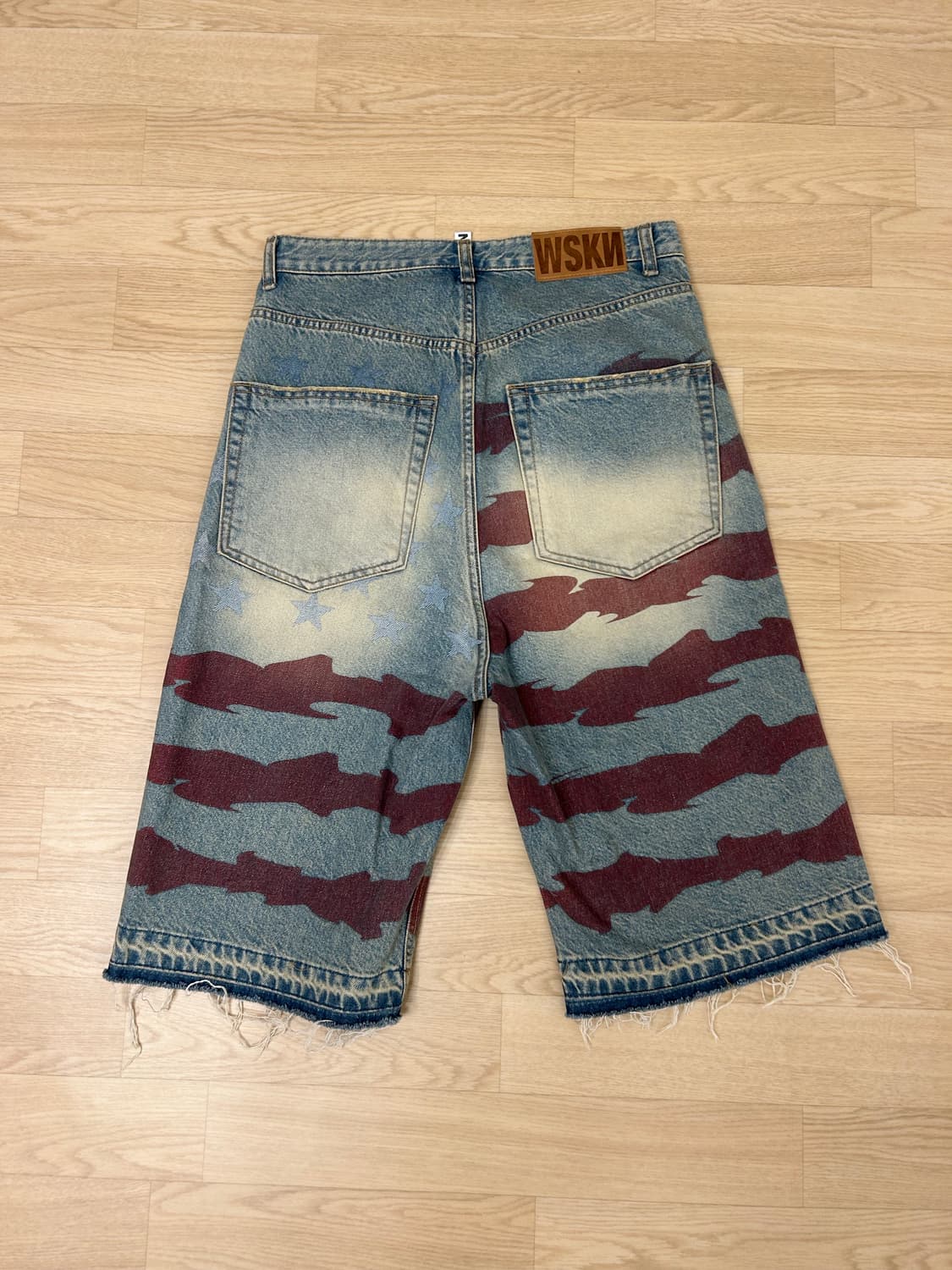 웨스켄 성조기 웨스턴 버뮤다 팬츠 상품이미지2