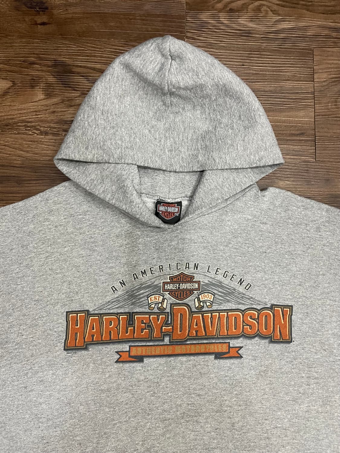 할리데이비슨 후드티 그레이 상품이미지5