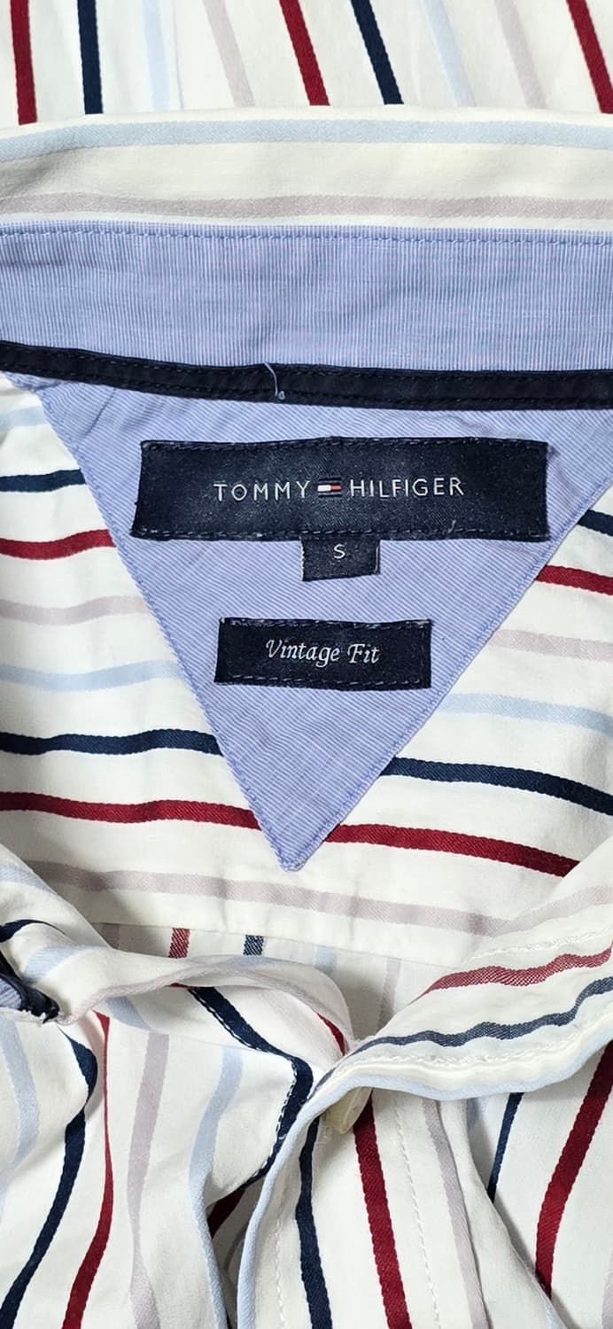 타미힐피거 스트라이프 셔츠 S 상품이미지3