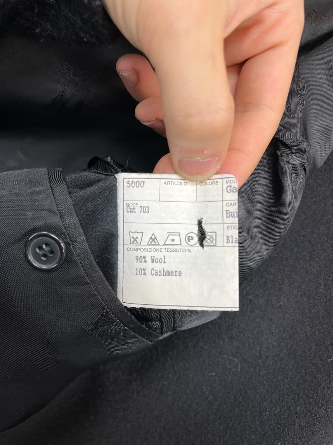 버버리 체스터필드 캐시미어 울 코트 상품이미지8