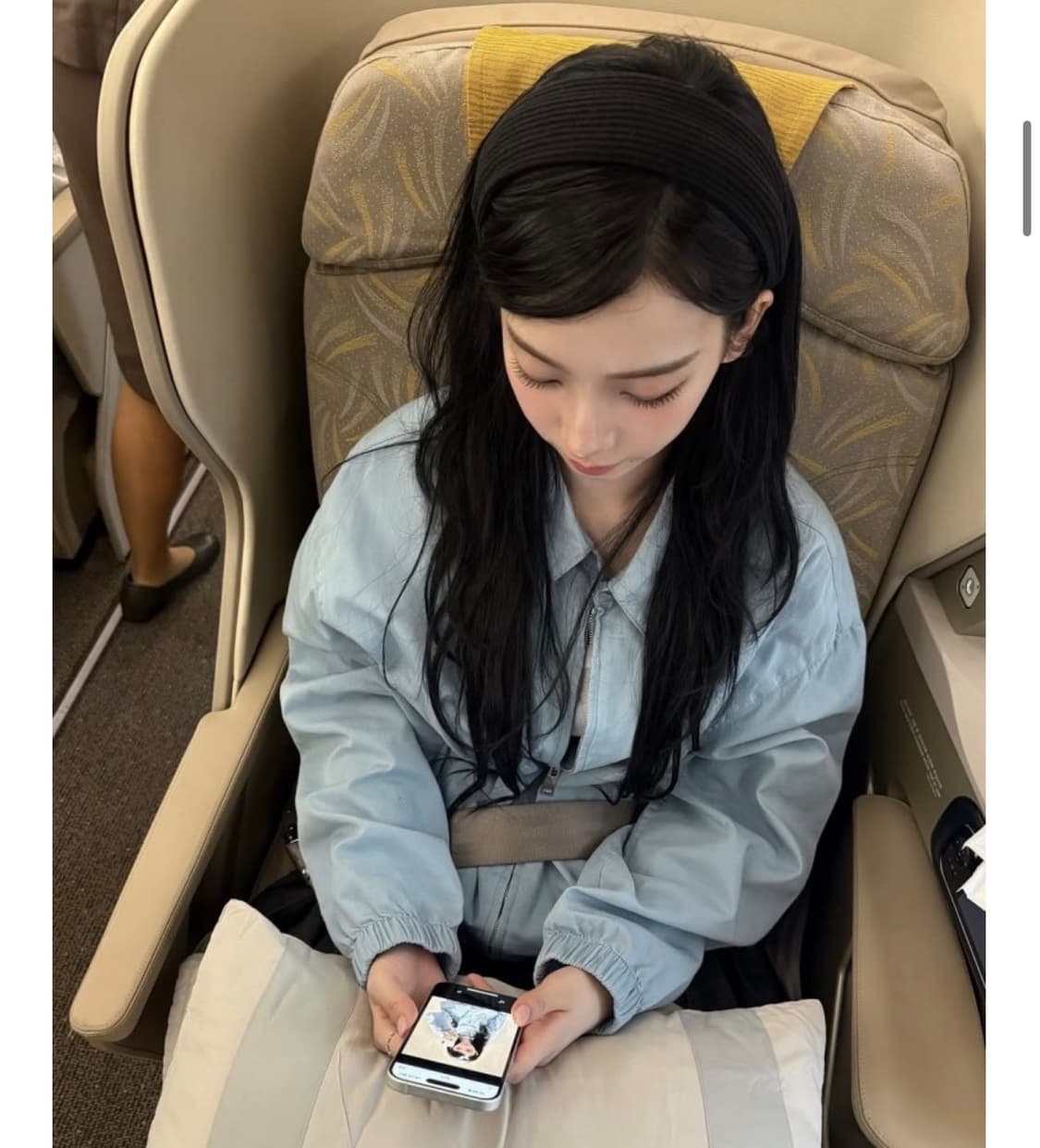 [40] 프라다 올드 개버딘 블루종 아스트로블루 상품이미지7