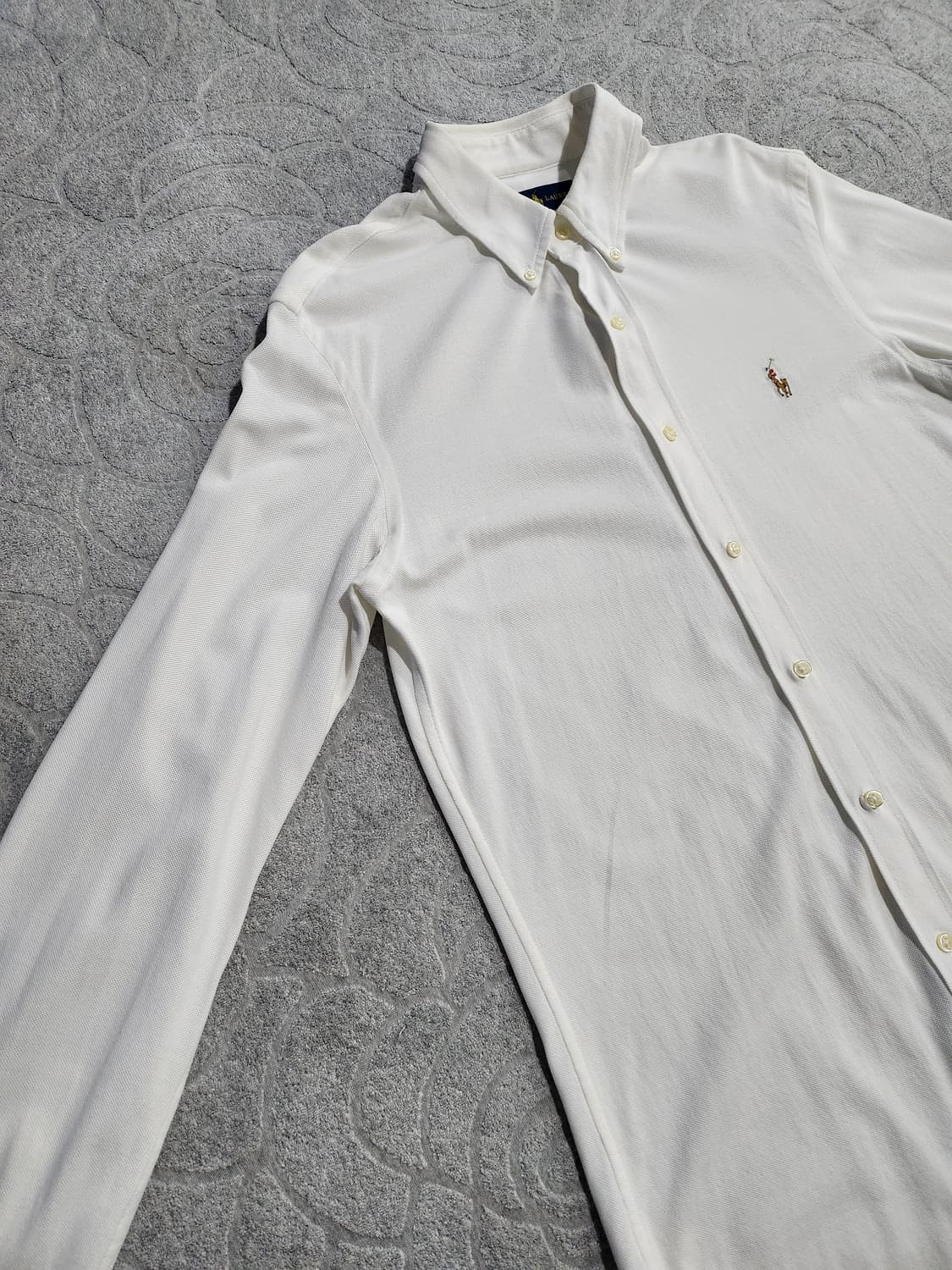 폴로 랄프로렌 클래식 화이트 셔츠 M(175/96) 상품이미지5