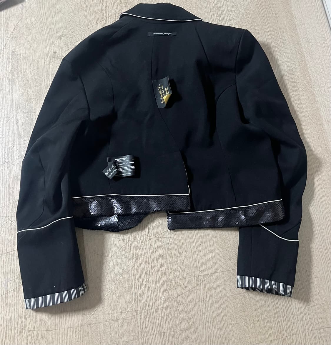 1 언더커버 aw25 but beautiful 4 크롭 블레이저 자켓 상품이미지5