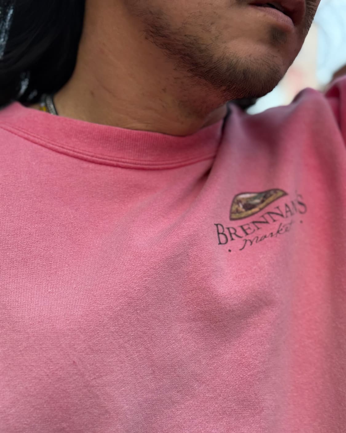 90‘s 헤인즈 Brennan's 그래픽 패디드 스웻셔츠 L(42-44) 상품이미지9