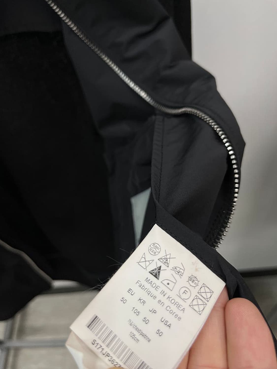 100) 솔리드옴므 나일론 블루종  상품이미지9