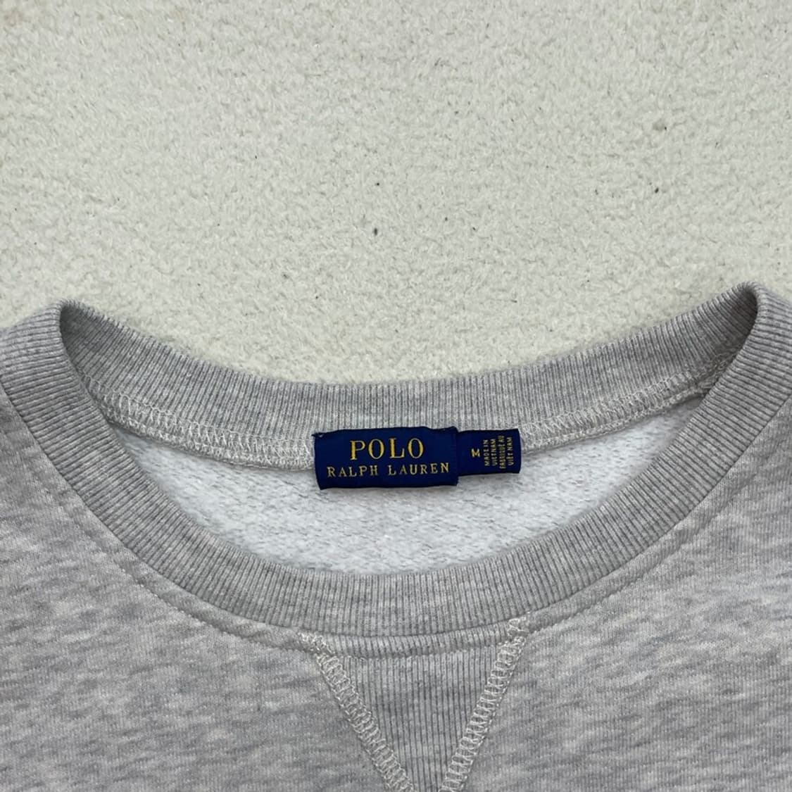 POLO BY RALPH LAUREN 사이드 집업 맨투맨 그레이 M 상품이미지4