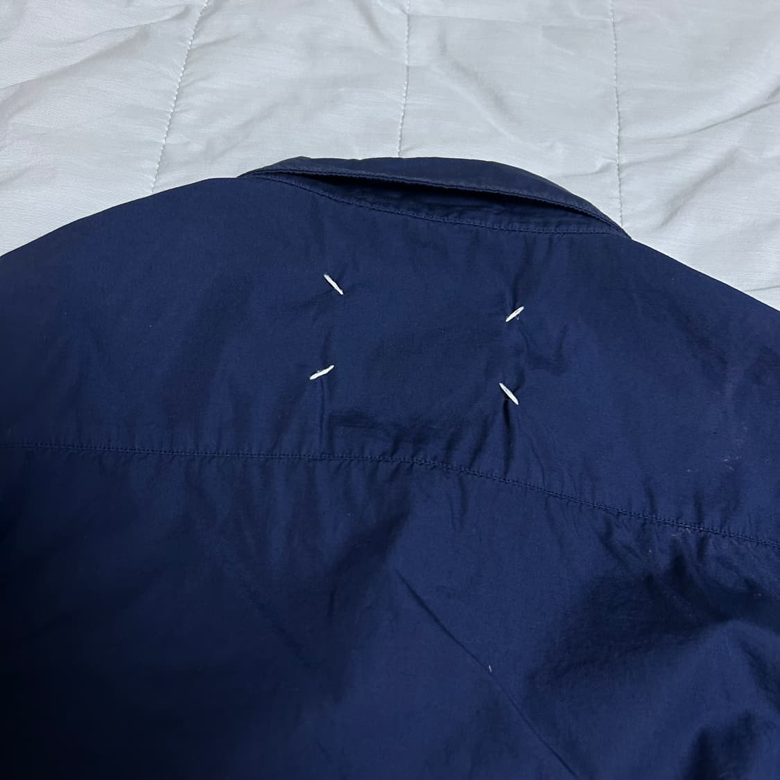 Masion margiela 18 aw shirt navy L 상품이미지3