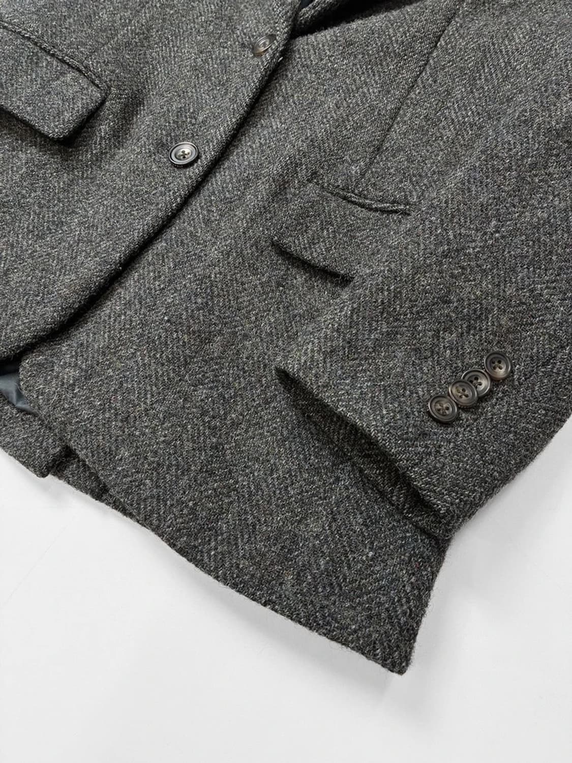 빈폴레이디 x 해리스트위드 21FW 헤링본 울 싱글 블레이저 PN5390 상품이미지3