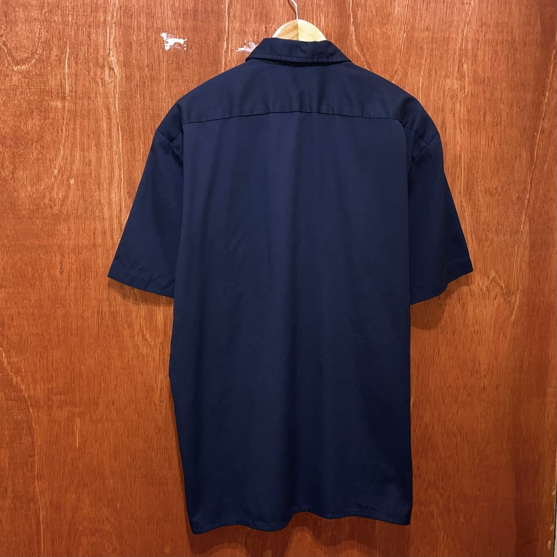 (L) Dickies 디키즈 반팔 워크 셔츠 네이비 상품이미지2