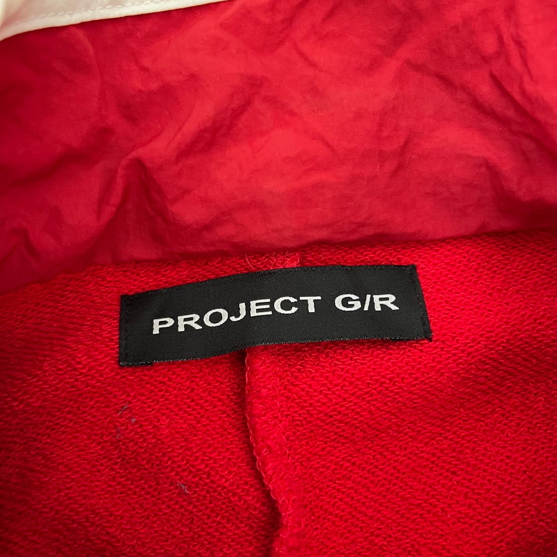 프로젝트 G/R 리컨스트럭티드 하이브리드 트랙 자켓 레드 상품이미지5