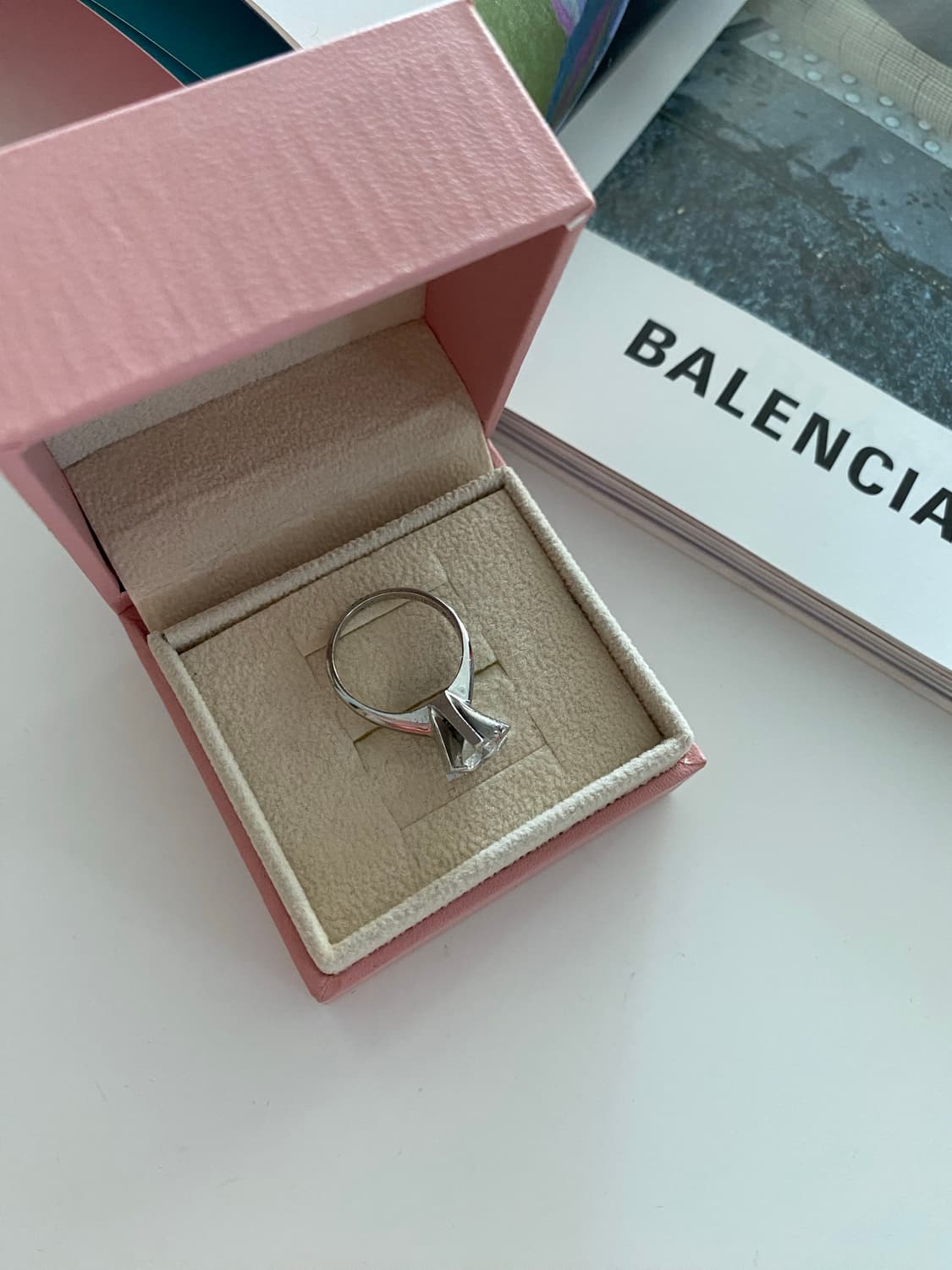 실버925 큐빅 다이아셋팅 반지 상품이미지4