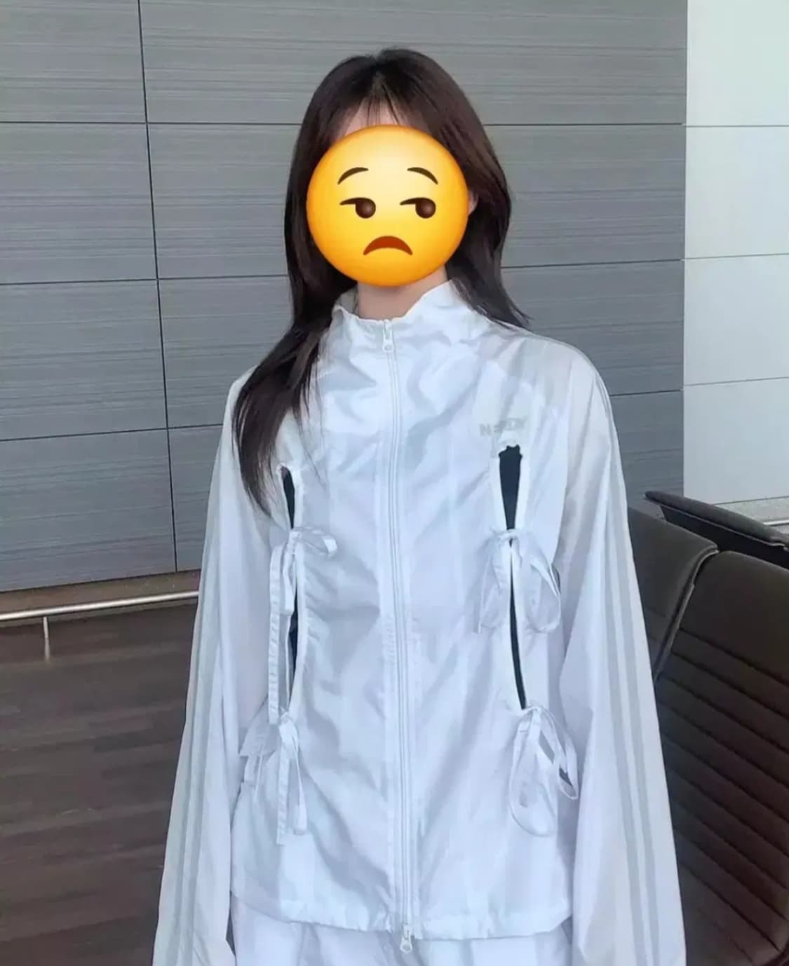 널디 우먼스 리본 타이 윈드브레이커  상품이미지5