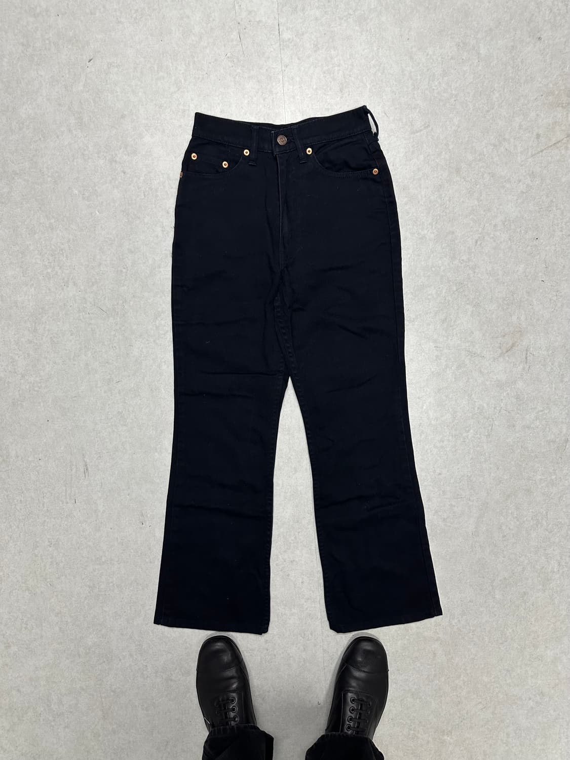 리바이스 517 흑청 플레어 상품이미지1