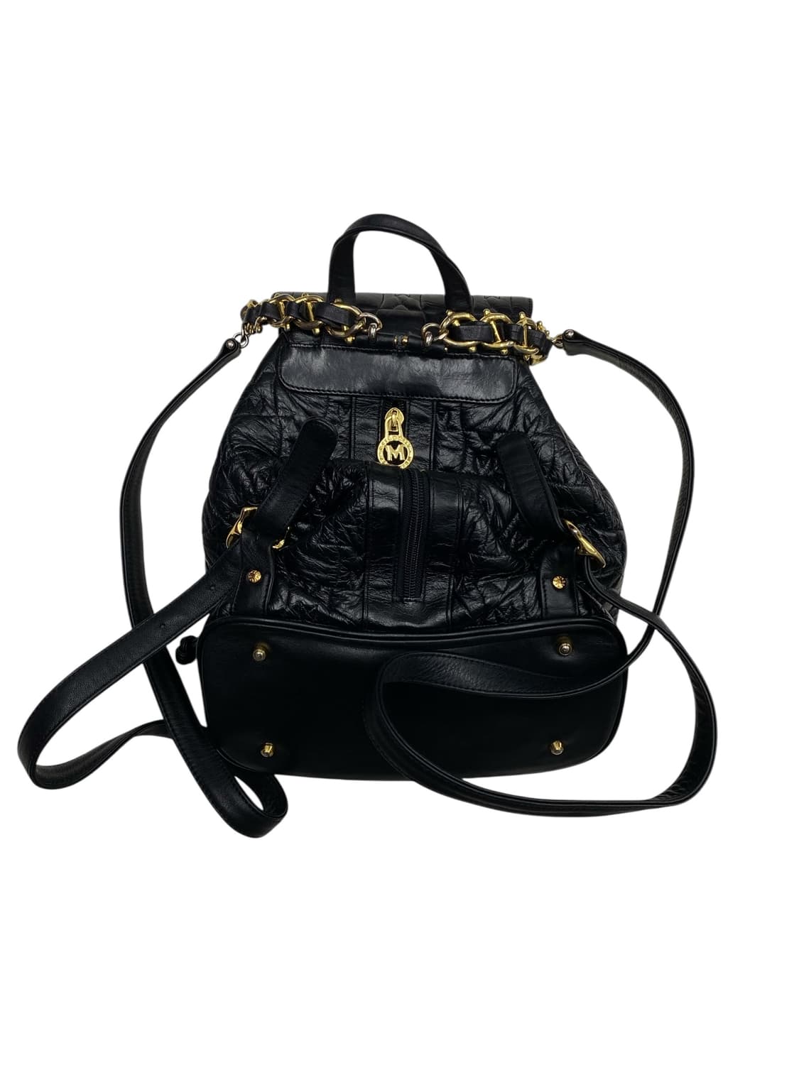 메트로시티 y2k 블랙 퀄팅백팩 상품이미지2