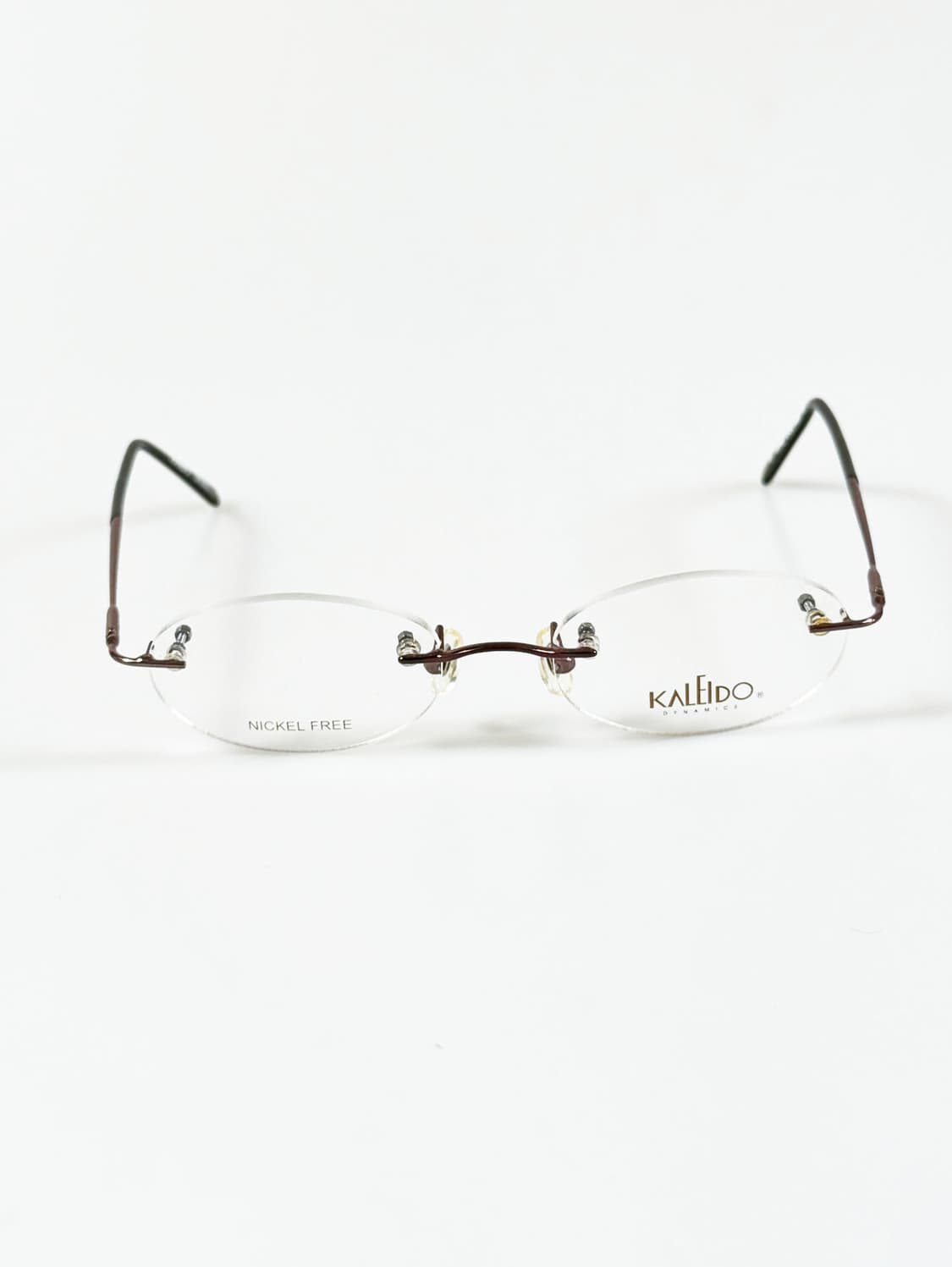 90s KALEIDO 무테 오벌 프레임 빈티지 안경 상품이미지2