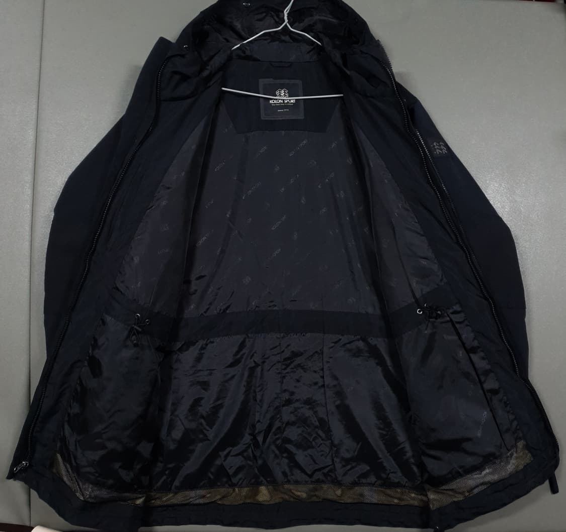 XL) 코오롱스포츠 엑스퍼트 고어텍스 바람막이 후드 자켓 블랙 고프코어 상품이미지8