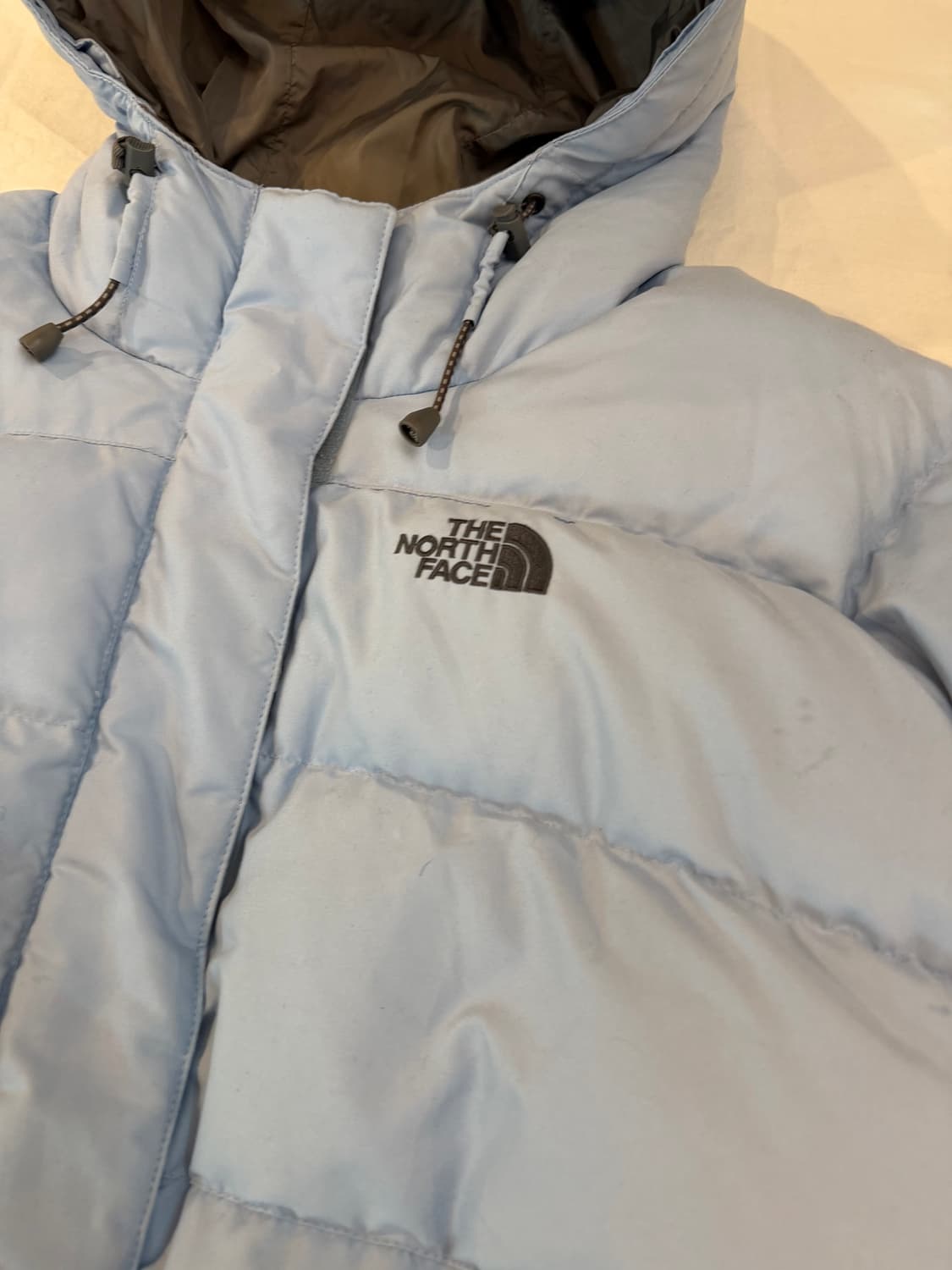 대장급 노스페이스 소라색 패딩 희귀컬러 상품이미지2