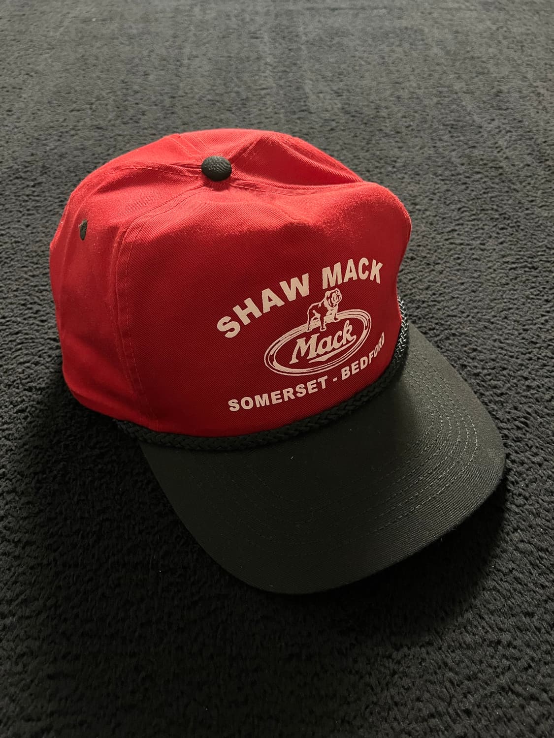 빈티지 MACK 6패널 투톤 트러커 캡 상품이미지2