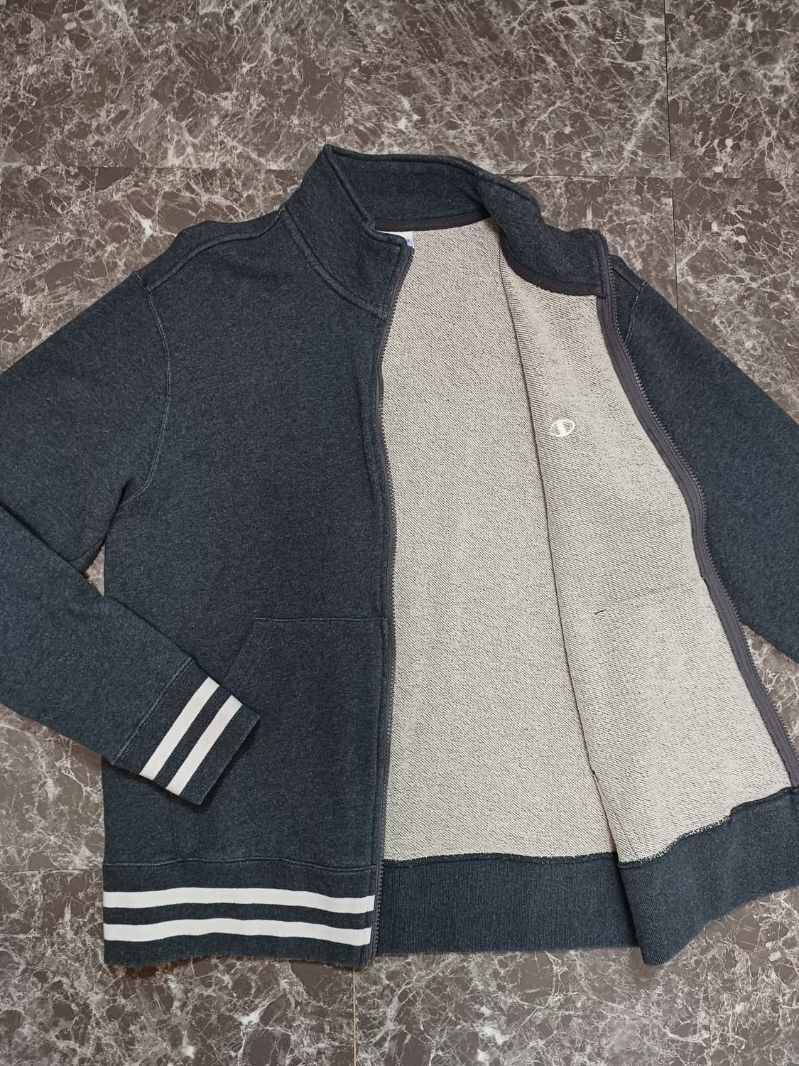 챔피온 차콜그레이 풀집업 L 상품이미지3