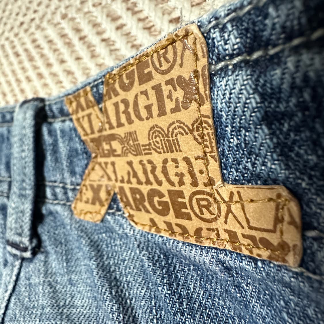 X-LARGE denim pants damage jeans 상품이미지4