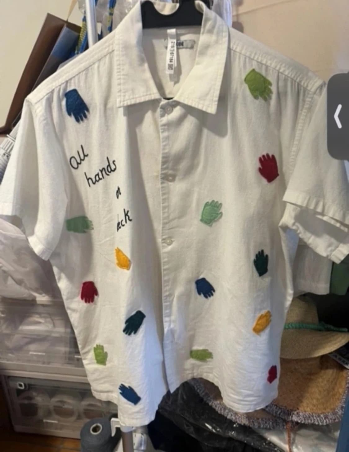 Bode 자수 반팔 셔츠 상품이미지1