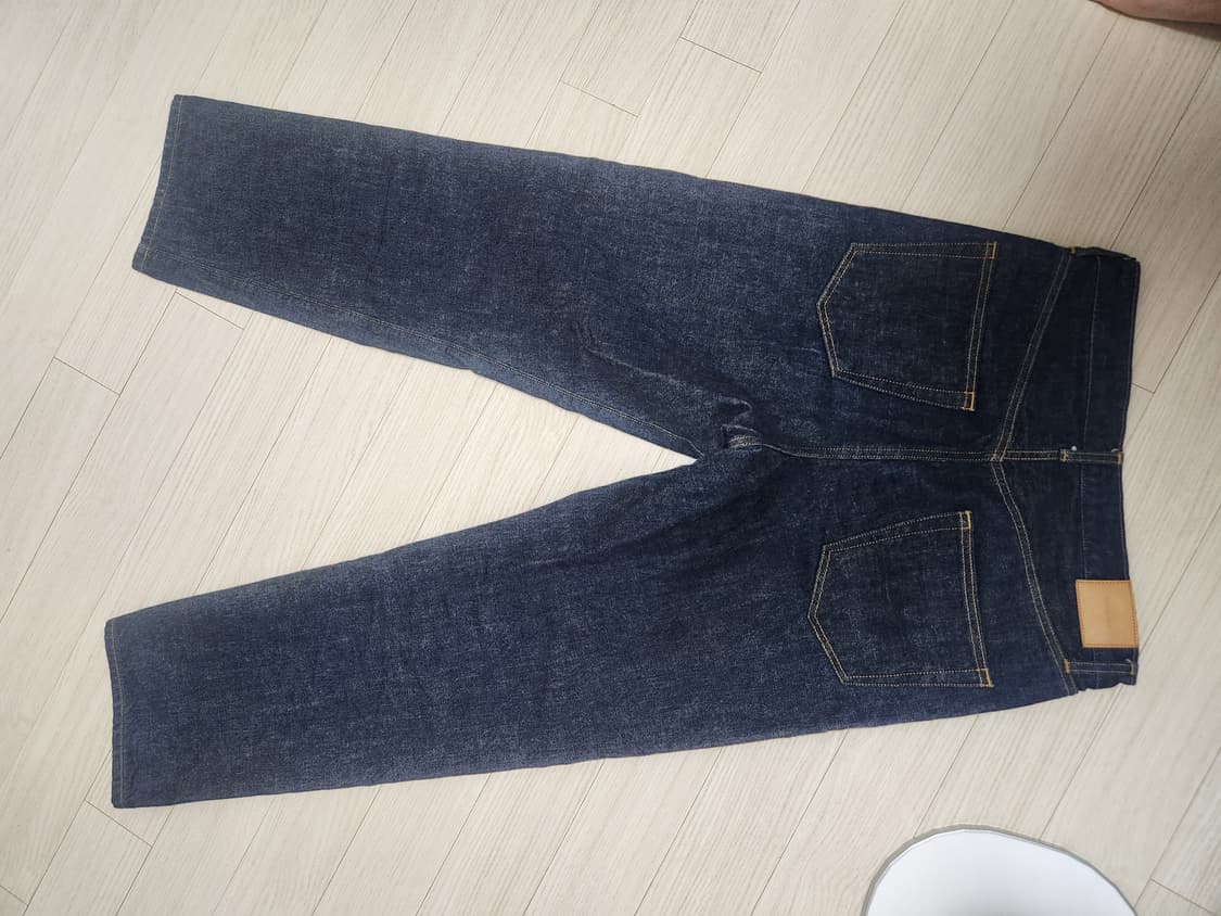 우드비 5p 셀비지 루즈테이퍼드데님 1사이즈 상품이미지2